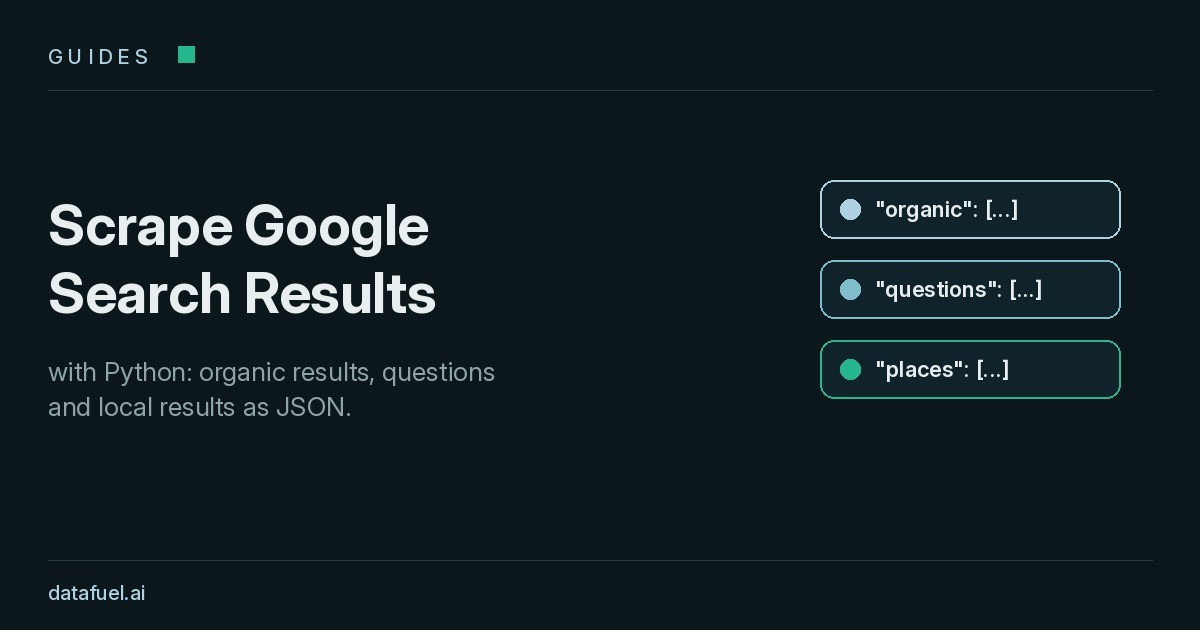 How to scrape Google search results: a Python script sends a query through proxy routes and returns organic results, a local pack and People also ask as JSON